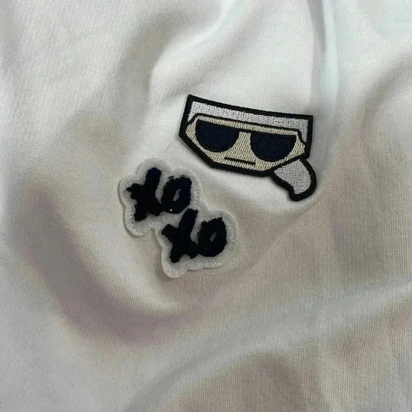 Karl Laferfeld  Iconic White Sweater Size XL - Picture 2 of 10